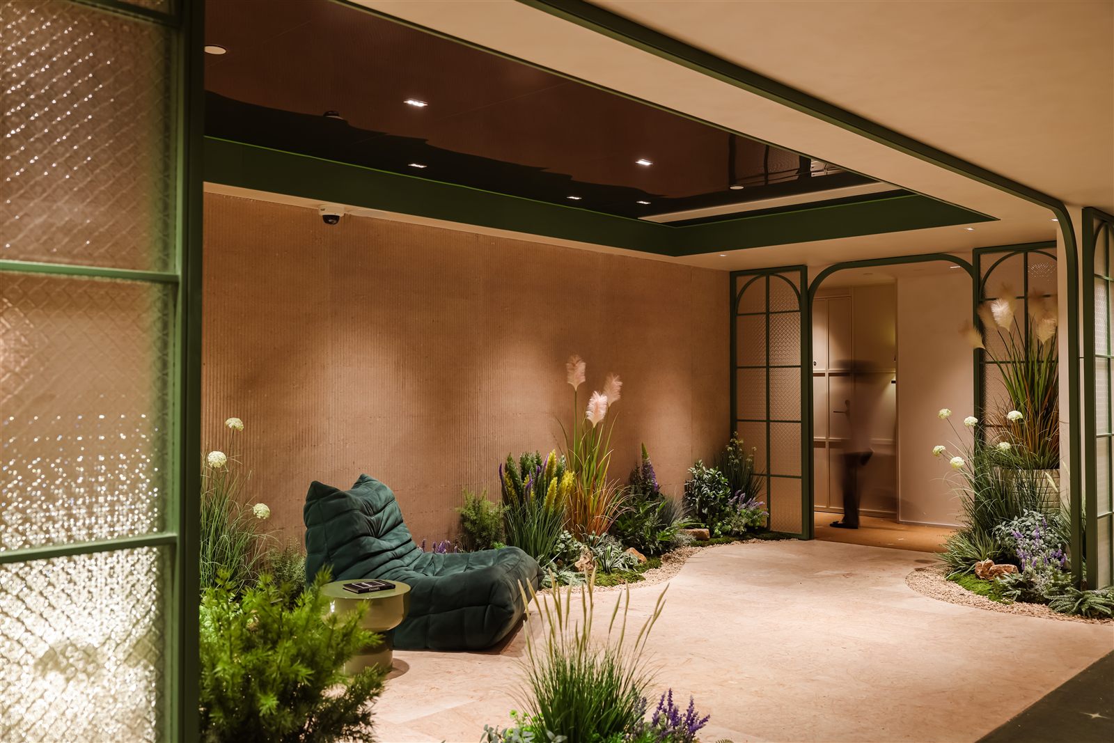H+ Hotel common space
